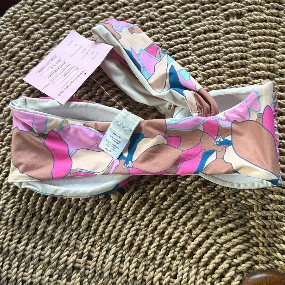 NEW L*Space Eco Chic Mick Bikini Top XS